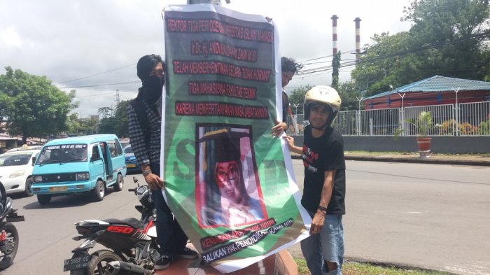 Berperkara dengan Rektornya, Mahasiswa Minta Dukungan Masyarakat