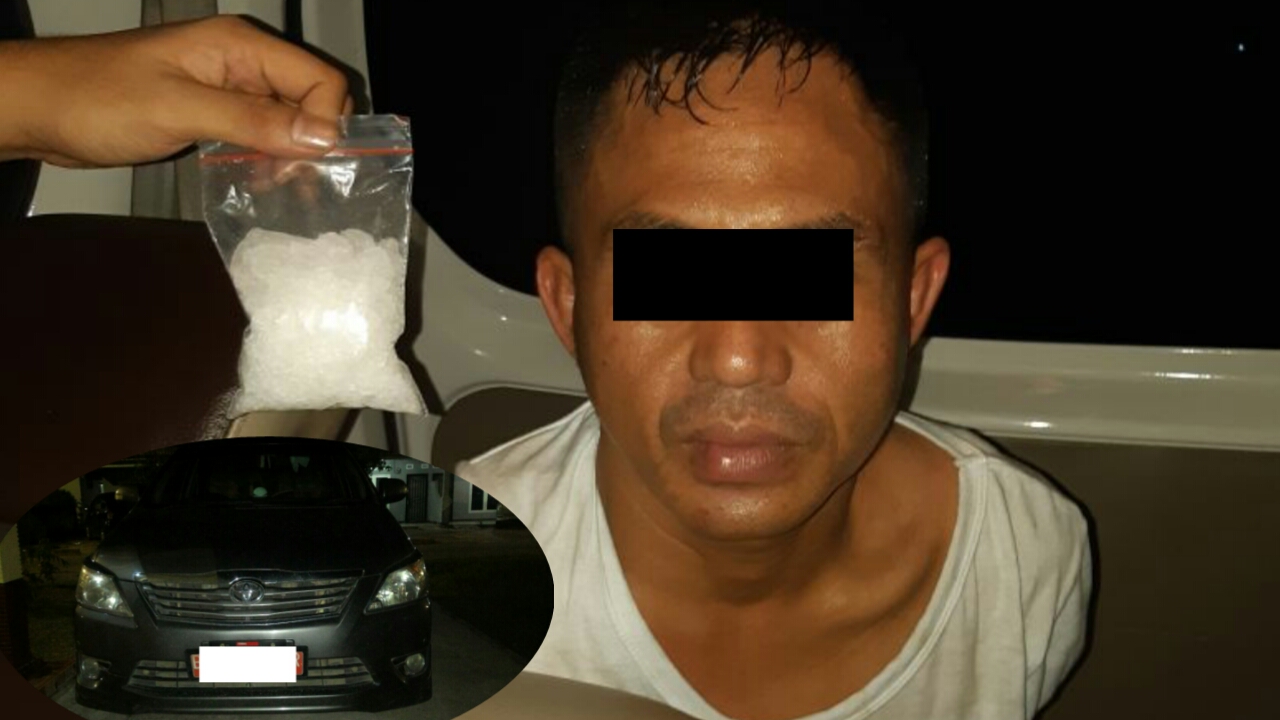 Transaksi Narkoba Gunakan Mobil Dinas, Oknum Honorer Kota Dumai Dicokok Polisi