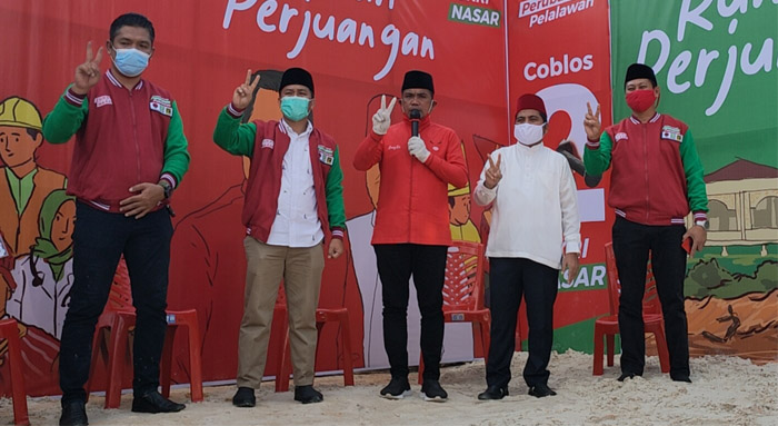 Janji Naikkan Gaji Honorer Hingga Insentif Guru, Orasi Paslon Zukri-Nasarudin Usai Dapat Nomor Urut