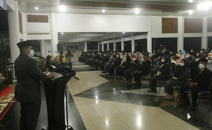 Sehari Jelang Pergantian Tahun, Bupati Siak Lantik 246 Pejabat Fungsional