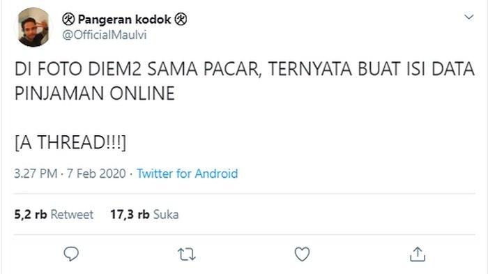 Dikejar-kejar Debt Collector, Pria Ini Tak Menyangka Terjerat Pinjaman Online Gara-gara Ulah Pacar