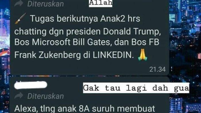 Guru di Malang Ini Beri Tugas Tak Biasa, Siswa Diminta Chat Trump hingga Bill Gates Via LinkedIn