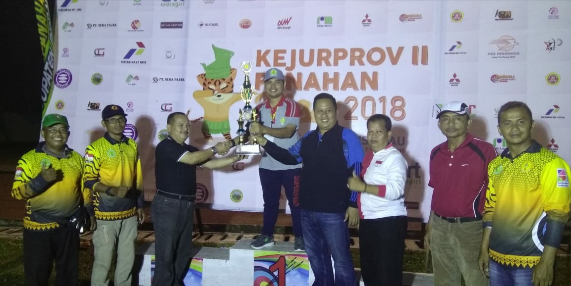 Baru Setahun Terbentuk, Panahan Kampar Jadi Juara Umum pada Kejurda Riau di Inhu