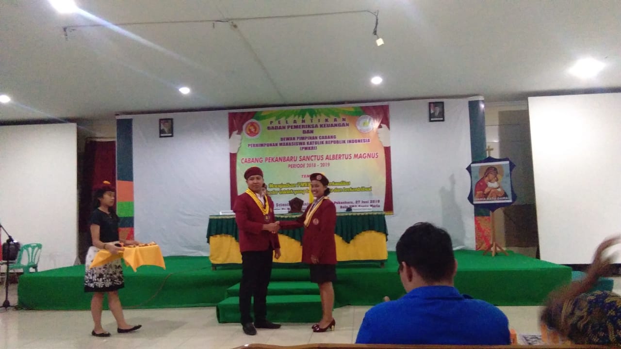 Dilantik Pengurus Pusat, Begini Program Ketua Presidium PMKRI Pekanbaru 2018-2019
