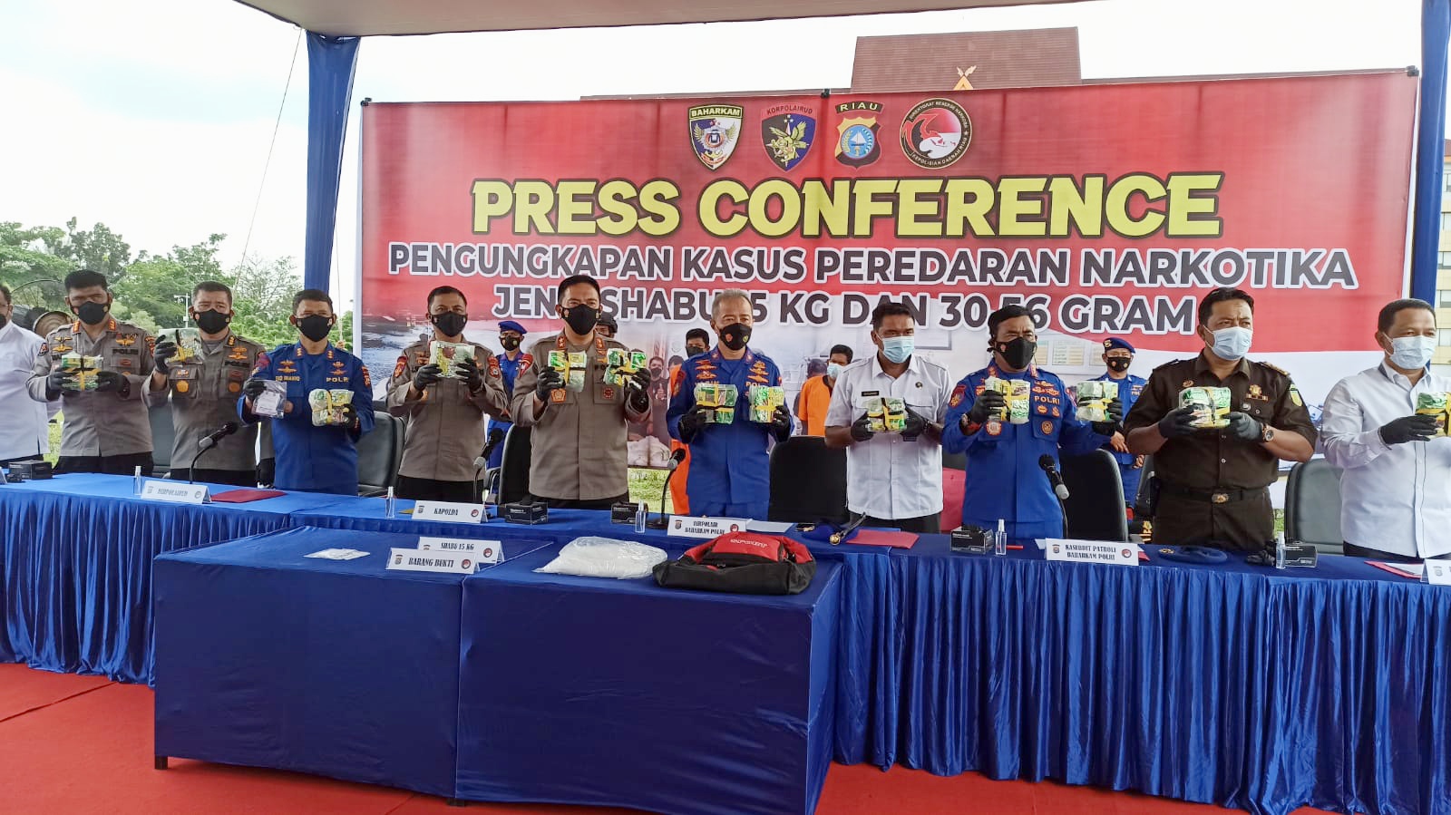 BREAKING NEWS: Gagalkan Peredaran 15 Kg Sabu yang Masuk Ke Riau, Kapolda: Jangan Main-Main