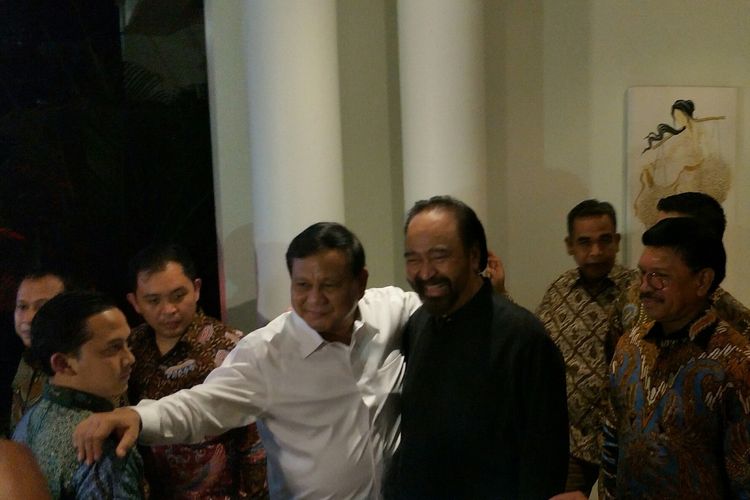 Setelah Bertemu Surya Paloh, Prabowo Subianto Bakal Temui Ketum Golkar