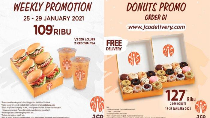 Promo JCO Terbaru Hari Ini, 1/2 lusin JCLUBS 2 Iced Thai Tea 109 Ribu