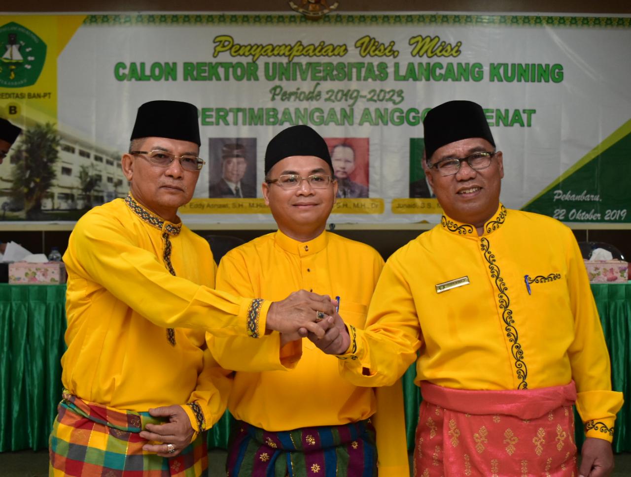 Lewat Pemungutan Suara, Dr. Junaidi Ditetapkan Menjadi Rektor Terpilih Unilak