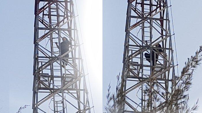 Nekat Ingin Bunuh Diri, Wanita Ini Panjat Tower Setinggi 50 Meter, 4 Jam Baru Bisa Diselamatkan