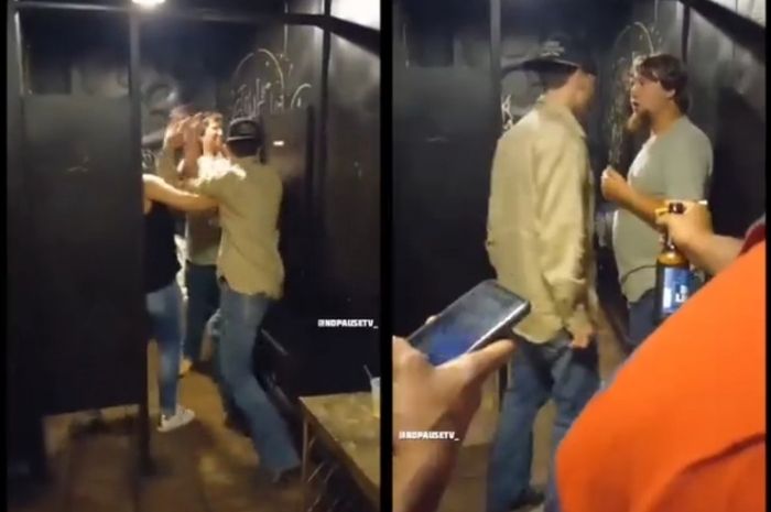 Sepak Terjang Wanita Rambut Pirang, Kepergok Selingkuh di Toilet Nangis Pura-pura Tak Bersalah