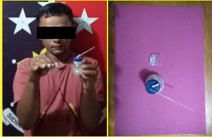 Sopir Truk Digeledah Aparat Polsek Tandun Rohul Riau, Ditemukan Alat Hisap Sabu di Bawah Dashboard