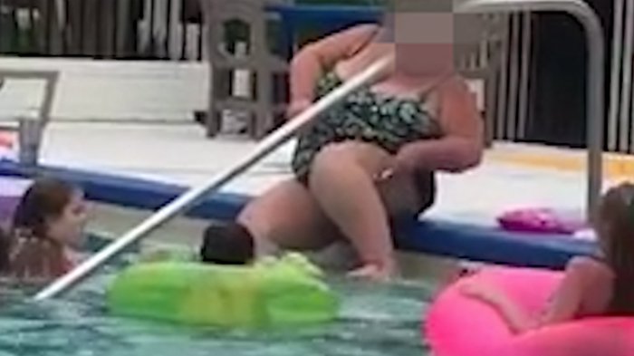 Terekam Video, Saat Banyak Anak-anak, Wanita Ini Lakukan Hal Jorok di Kolam Renang Hotel