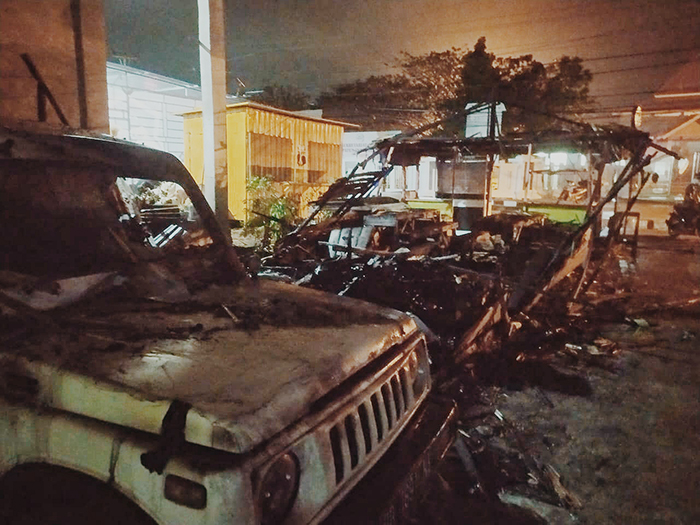 Satu Mobil Ikut Hangus Dalam Kebakaran Warung Kopi, Kerugian Ditaksir Rp 70 juta, Apa Penyebabnya?