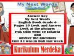 Answer-Key-Grade-6-English-Pages-35-Look-and-Answer-Unit-3-My-Next-Words-Merdeka-Curriculum.jpg