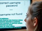Arti Kata Incorrect atau Artinya - Arti Incorrect Username or Password - Arti Username Not Found