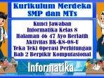 Kunci Jawaban Informatika Kelas 8 Halaman 46 47 Aktivitas BK-K8-08-U Bab 2 Kurikulum Merdeka 2021