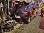 Polisi Cari Pengemudi Brio Hitam Plat BH yang Kabur Usai Tabrak Pemotor dari Belakang di Pekanbaru