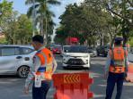 Cegah Kemacetan, Dishub dan Satlantas Polresta Pekanbaru Gelar Simulasi di U Turn Dekat Koki Sunda