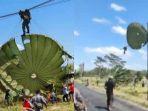 prajurit-tni-terjung-payung-tersangkut-kabel-listrik.jpg