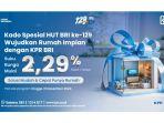 Wujudkan Hunian Impian dengan Promo KPR BRI Spesial HUT ke-129