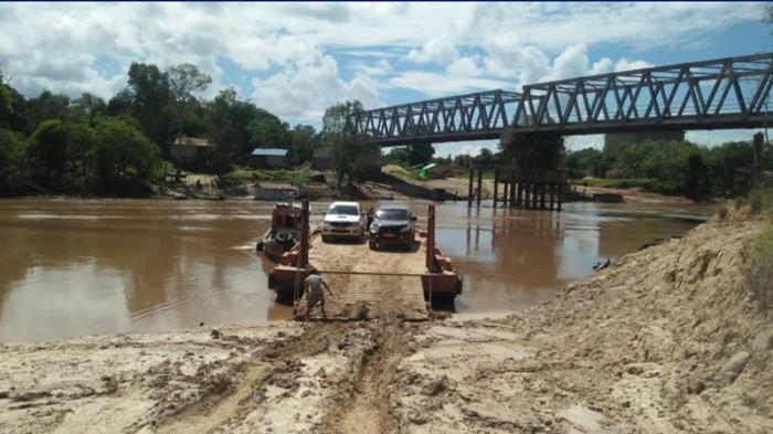 Bupati Sintang Minta Dukungan Pusat Selesaikan Sejumlah Jembatan, Termasuk Jembatan Ketungau II