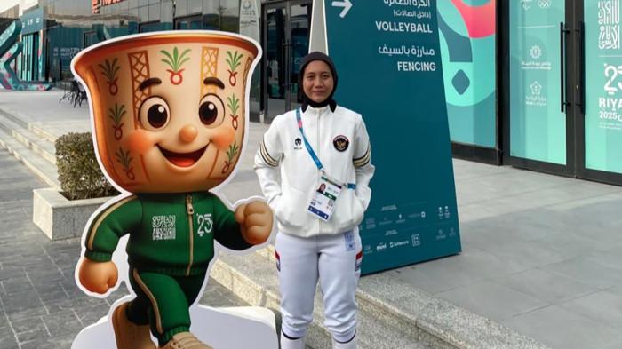 Membanggakan! Indah Nur Safarin Atlet Anggar Mempawah Wakili Indonesia di Arab Saudi