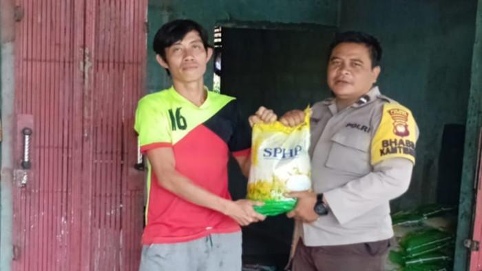 Gerakan Pangan Murah Jual Beras SPHP Dilaksanakan Polsek Kuala Behe