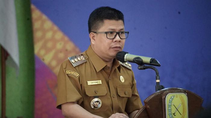 Bupati Satono Pimpin Rakor Sosialisasi Penyaluran Bantuan Beras dan Minyakita