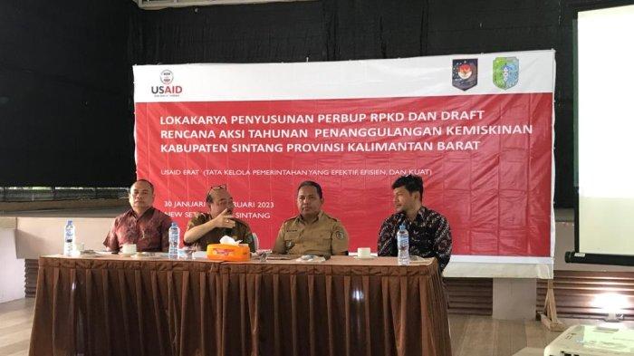 Bappeda Sintang Beberkan Maksud Lokakarya Penyusunan Perbup RKPD 2023-2026
