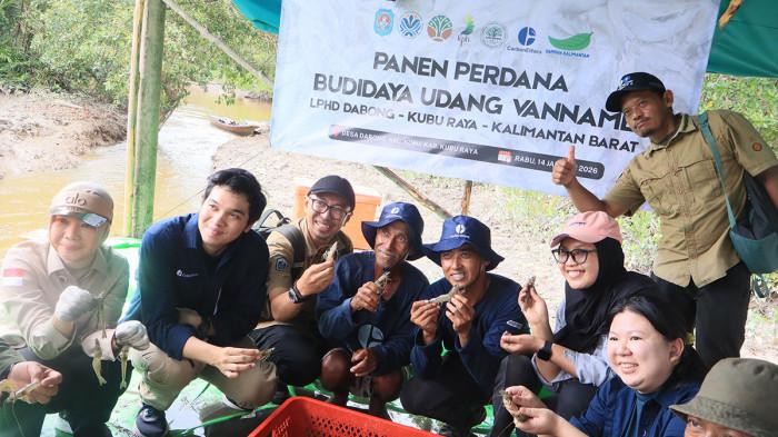 Budidaya udang vaname di Desa Dabong dikembangkan dengan pendekatan silvofishery