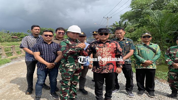 Bupati Kubu Raya Kejar Progres Pembangunan Jalan Poros Ekonomi Sungai Bulan
