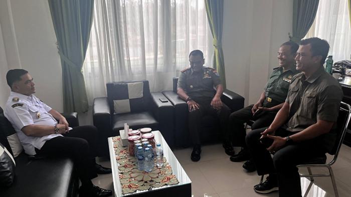 Dandim 1210/Landak Terima Kunjungan Silaturahmi Wabup Landak