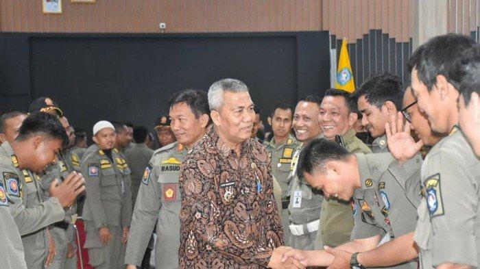 Pj Bupati Sy Kamaruzzaman Berharap Satpol PP Jadi Panutan  Penegakan Perda