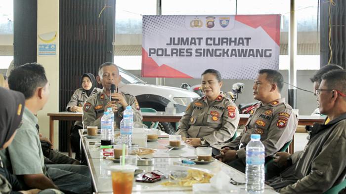 Jumat Curhat Polres Singkawang: Wadah Silaturahmi dan Solusi Bersama untuk Keamanan Kota