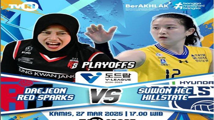 Link Streaming Voli Red Sparks vs Hyundai Hillstate Play Off Semifinal Voli Korea 2025 Hari Ini
