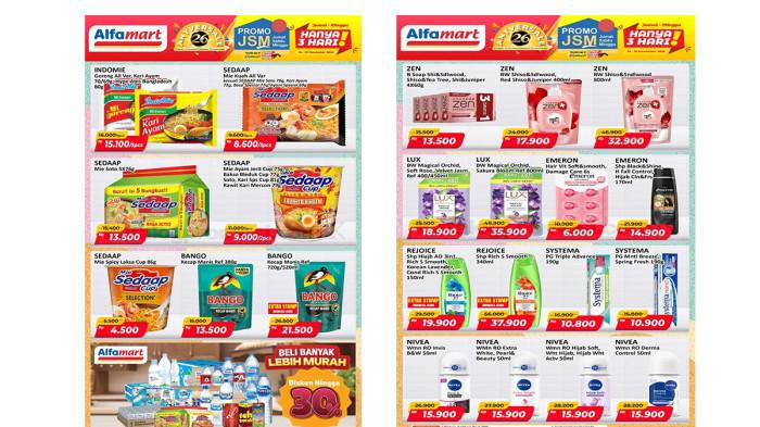 Katalog 3 dan 4 promo JSM Alfamart yang berlaku 14 - 16 November 2025
