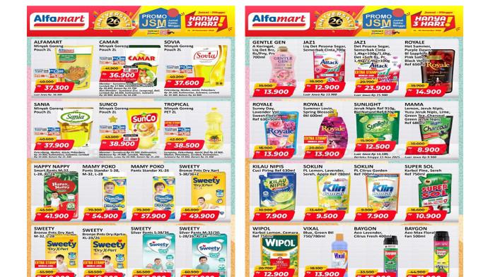 Katalog 5 dan 6 promo JSM Alfamart yang berlaku 14 - 16 November 2025