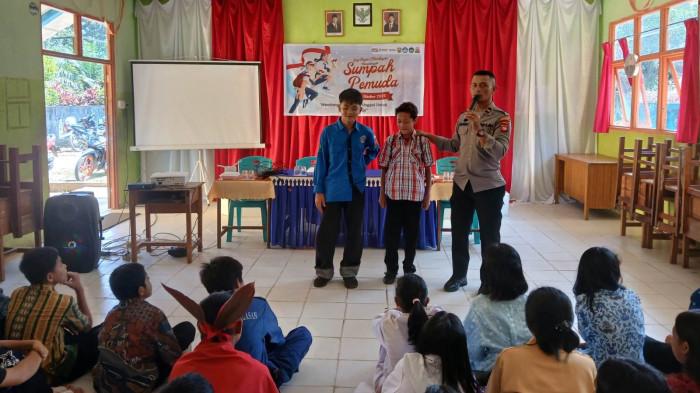 Cegah Bullying dan Narkoba, Polsek Kembayan Tanamkan Disiplin di Kalangan Pelajar