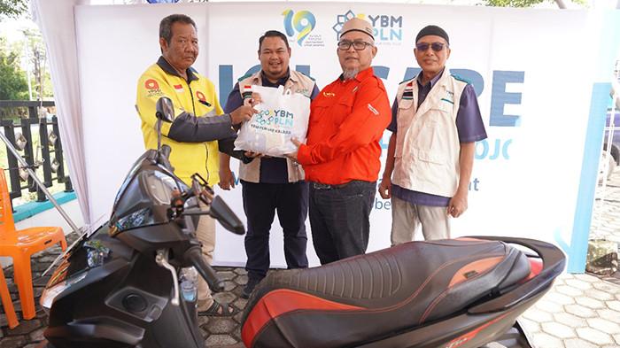 YBM PLN Gelar Ojol Care,  Wujud Syukur Hari Listrik Nasional ke-80