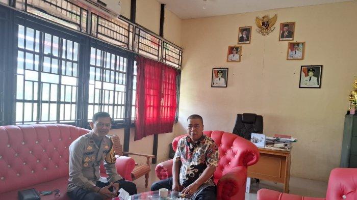 Kapolsek Kuala Behe Bersilahturahmi dengan Camat Kuala Behe Jelang Pilkada Serentak 2024