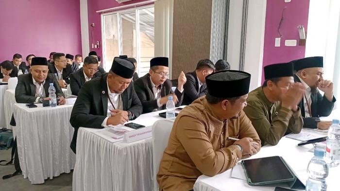 PESERTA - Peserta Rakornas LAZ Baitulmaal Munzalan 2025 yang mengangkat tema “Sinergi dan Akselerasi Nasional Menuju LAZ Berbasis Masjid yang Amanah, Profesional, dan Transparan