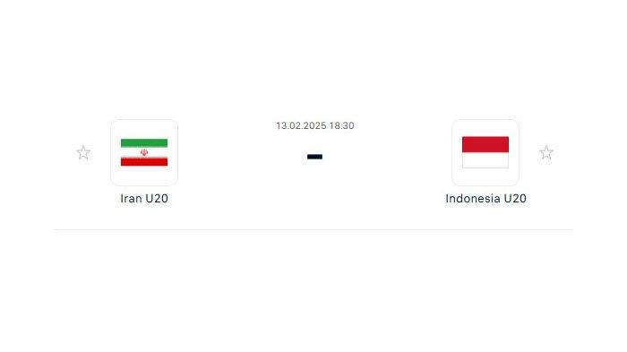 SIARAN LANGSUNG Timnas U20 Vs Iran Malam Ini Lengkap Live Score Hasil Pertandingan Timnas Indonesia