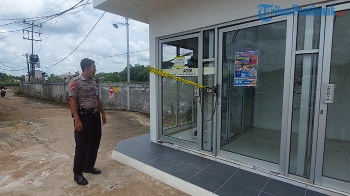 BREAKING NEWS - Mesin ATM Bank BTN di Jl Arteri Supadio Kubu Raya Dibobol