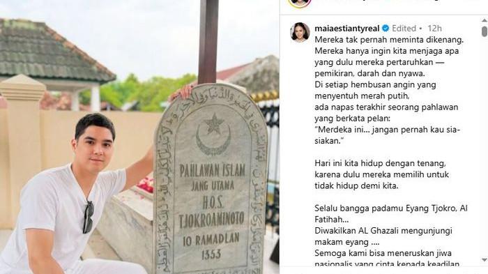 Maia Estianty merupakan keturunan langsung dari HOS Tjokroaminoto