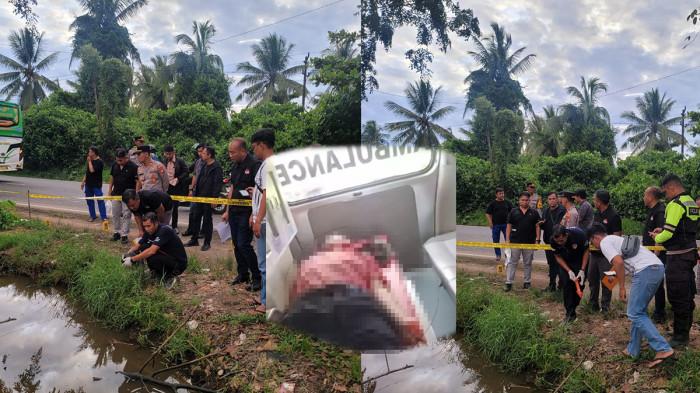 PENGANIAYAAN BERAT MEMPAWAH - Polisi melakukan olah TKP di lokasi penganiayaan berat yang terjadi di Jalan Raya depan SDN 11 Jongkat, Desa Peniti Luar, Kecamatan Jongkat, Kabupaten Mempawah, pada Jumat 14 November 2025 sekitar pukul 15.00 WIB. Berikut kronologinya.