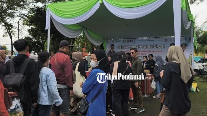 Dinas Ketahanan Pangan Kalbar Gelar GPM, Sediakan 1.500 Kupon Pangan Murah