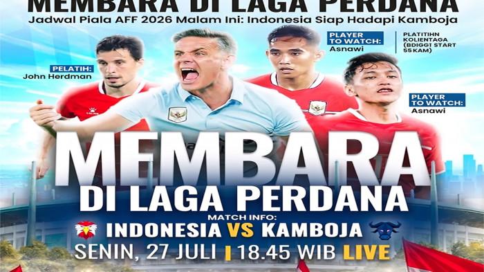 Prediksi Line Up Indonesia vs Kamboja Malam Ini: Fans Pontianak Optimis Garuda Bantai Lawan!
