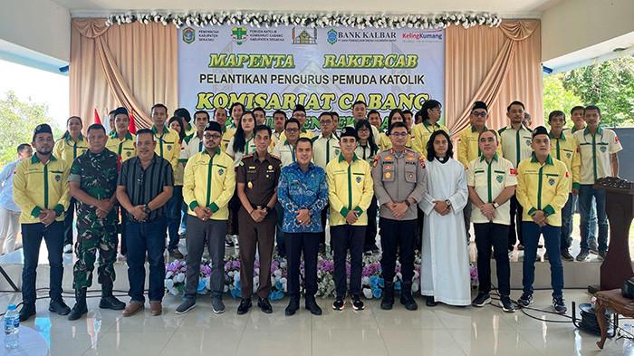 Pelantikkan Pengurus Pemuda Katolik Komcab Sekadau Periode 2025-2028, Bupati Harap Kolaborasi
