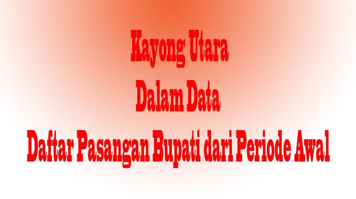 Daftar Nama Bupati dan Wakil Bupati Kayong Utara dari Tahun ke Tahun hingga Saat Ini