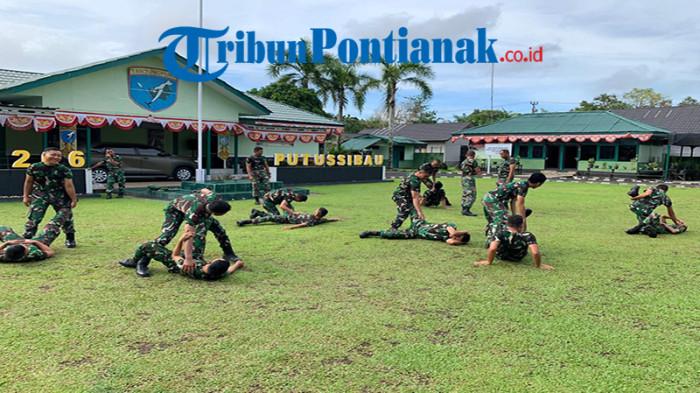 Dandim 1206 Putussibau Perkuat Latihan Bela Diri bagi Prajurit